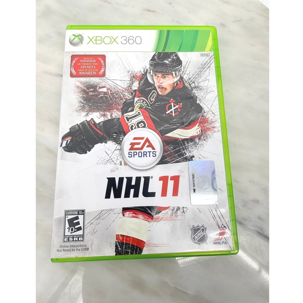NHL 11 Microsoft Xbox 360 EA Sports Hockey Game Complete with Manual NTSC